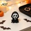 3D Printed Creepy Decor Mini Screaming Skeleton Figurine, Collectible Halloween Party Supplies Ornament, Statue for Desktop Shelf Compact Sculpture