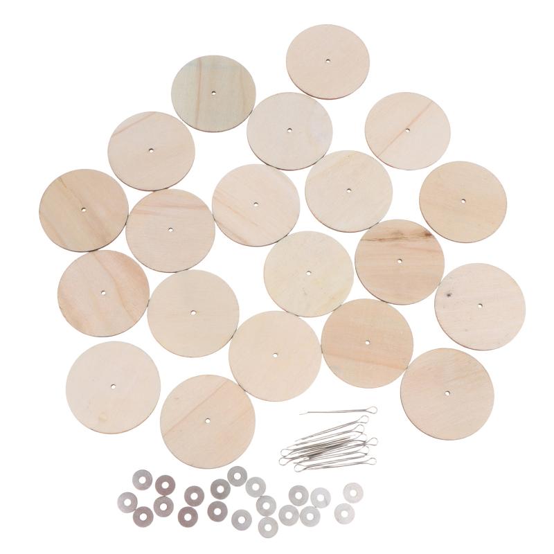 10Sets Wood Joints Connectors For Handmade Bear Craft Children Kids Toy Diy Scrapbooking Manual Handicraft Accessory