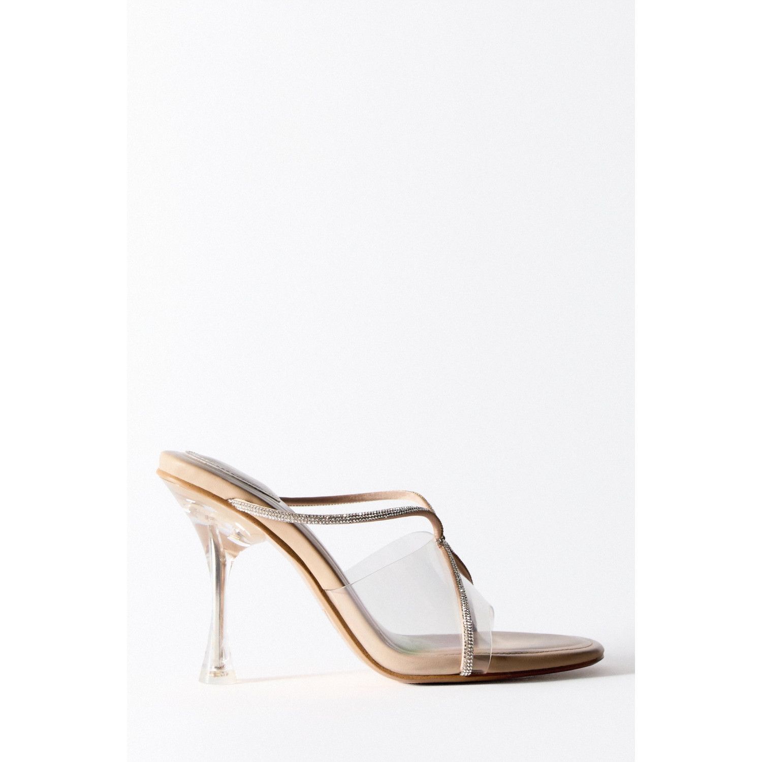 

VINYL MULES WITH RHINESTONES