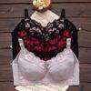 Women's Full coverage Underwired Lightly Lined lace bra Plus Size Minimizer bra 34 36 38 40 42 44 46 48 B C D E
