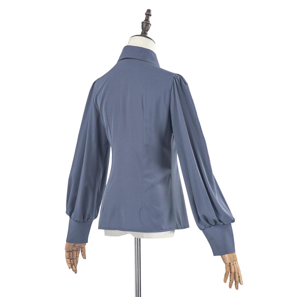 2024 Gothic Steampunk Victorian Shirt: Medieval Carnival Costume Top