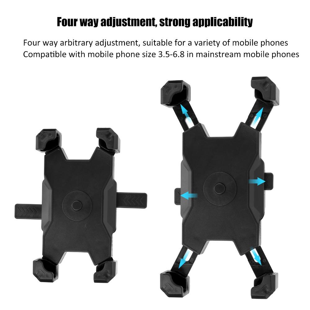 One Key Lock E-bike Phone Mount Fits 3.5-6.8 Inches Cycling Navigation Bracket  Bike Handlebar