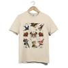 Old School Tattoo Flash T-Shirt Unisex Skull Snake Dagger Eagle Rose Panther Tee