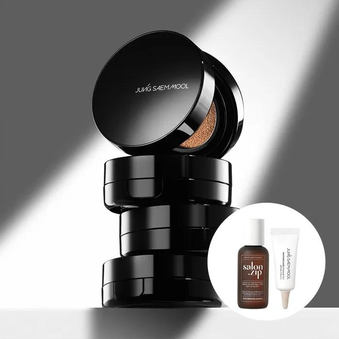 

Jeong Saem Mool Essential Skin Nude Longwear Cushion (Пополнение включено) (Ампула 5 мл + Шампунь для кожи головы 50 г Бесплатно) Enlighten