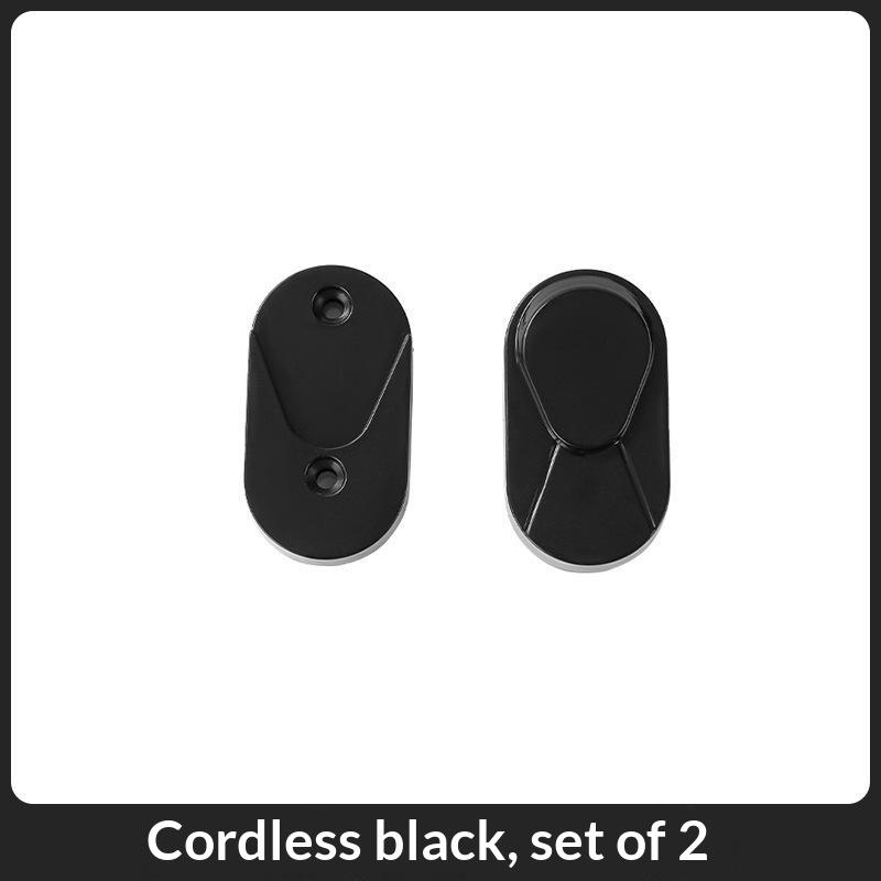 Magnetic Remote Control Holder With Spring Rope Self-Adhesive No Drill Tv Air Conditioner Remote Control Anti-Loss Retractable