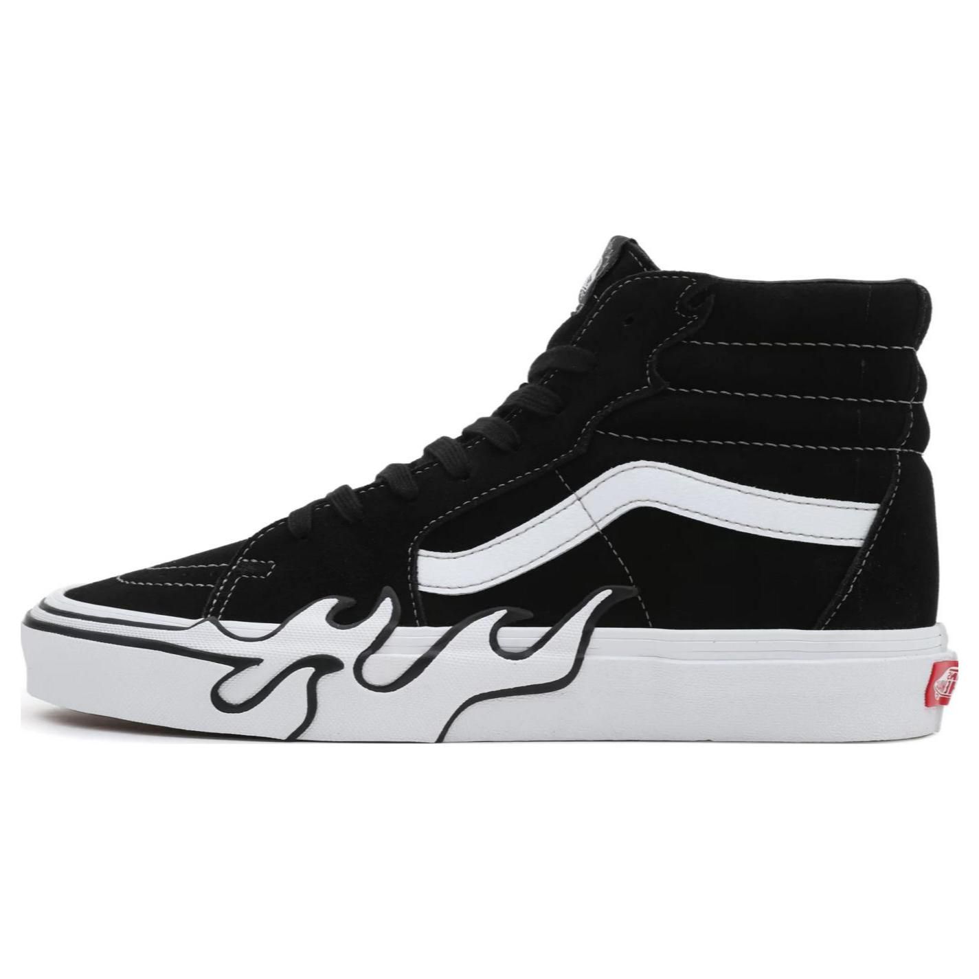 

Vans Sk8-Hi Flame - Black Unisex Sneakers White VN0005UJBZW 42