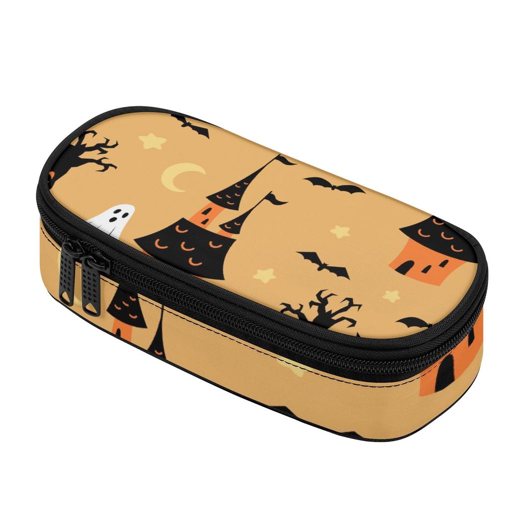 School Pencil Case Zipper Closure High Capacity 300D Polyester with Main Compartment Mesh Pocket and Pen Slots for Boys Girls