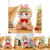 Cute Brown Dinosaur Cat Plush Toy Factory Wholesale Butterfly Cat Doll Stuffed Animal 35cm 55cm 65cm