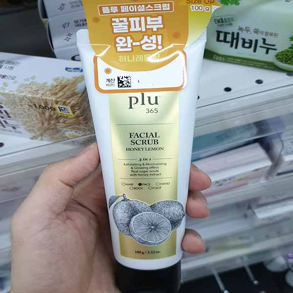 Plu365 Facial Scrub Honey Lemon 100g