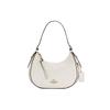 Kleo 21 Classic Solid Color Zipper Closure Leather Tote Crossbody Shoulder Bag Women Bags White C6807-IMCHK