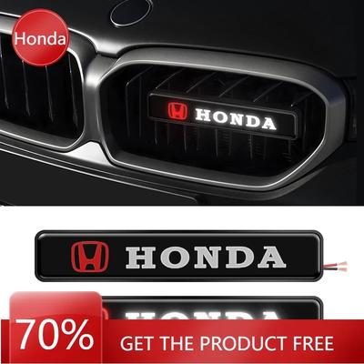 Para Honda Coche Rejilla Delantera Capó Emblema Luz LED Rejilla Luces Decorativas Para Honda Mugen Power Civic Accords CRV Hrv Jazz CBR VT