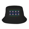 D Christmas Tree Bucket Hat Wild Ball Hat Hat Luxury Brand Kids Hat Unisexs Cap Womens