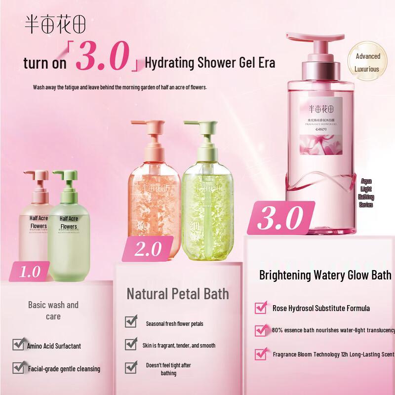 Ban Mu Hua Tian Water Glow Fragrance Shower Gel