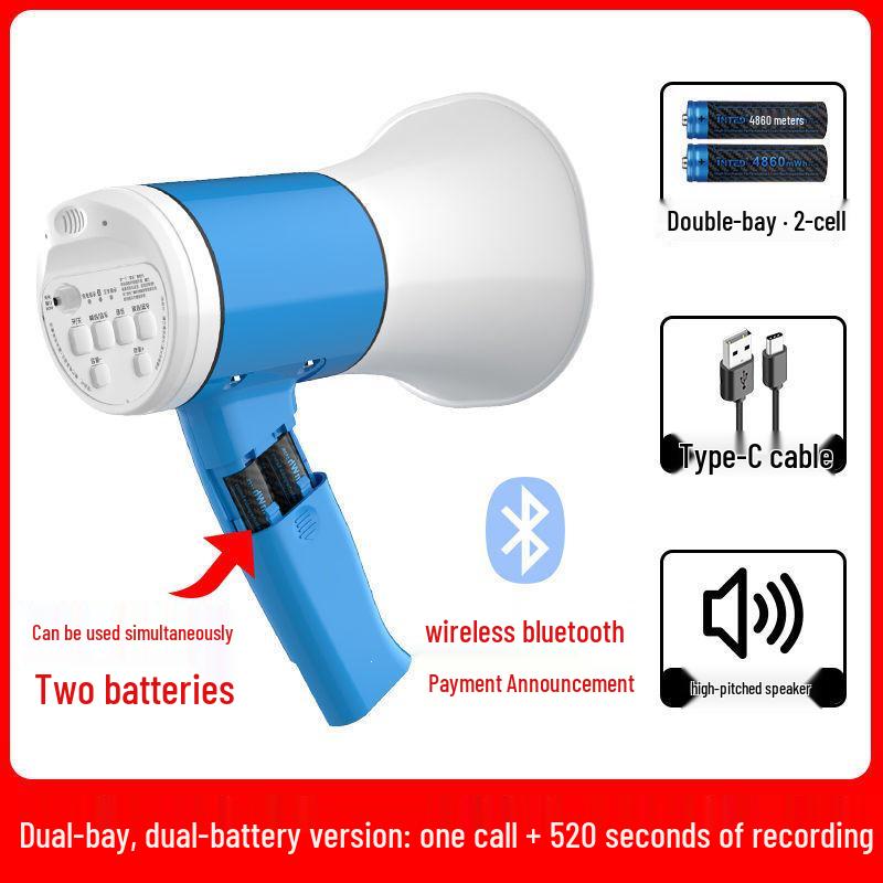 Portable Rechargeable Outdoor Megaphone & Horn Amplifier Speaker