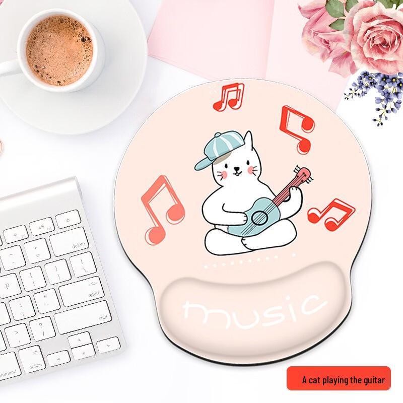 Ergonomic Silicone Mouse Pad with Wrist Rest