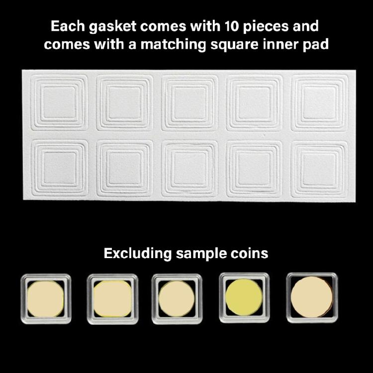 Sturdy Plastic Materials Coin Protectors Set of 100 for 17/20/25/27/30mm Commemoratives Coin In Various Sizes Daily Use