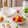 Plastic Salad Bowl Fruit Basket Large Capacity Serving Tray for Snacks Candy Nut Multipurpose Storage Basket for Living Room Kitchen Party
