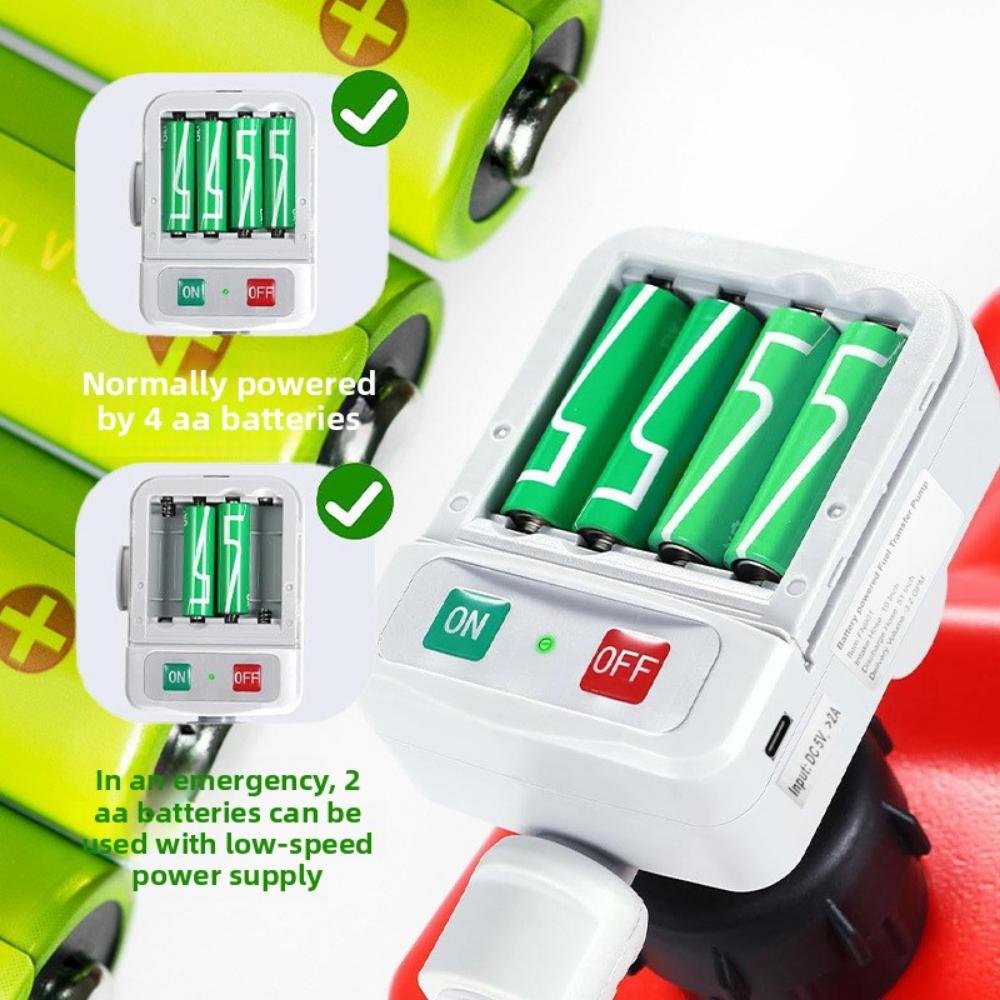 New Portable Horizontal Oil Pump Dry Battery Gasoline Diesel Urea USB Electric Water Pump Barrel Refueling Multi-scene