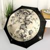 1pc Moon Celestial Automatic Open/Close Umbrella Compact Folding Umbrella, All-Season Portable Umbrella for Women/Men F1124125