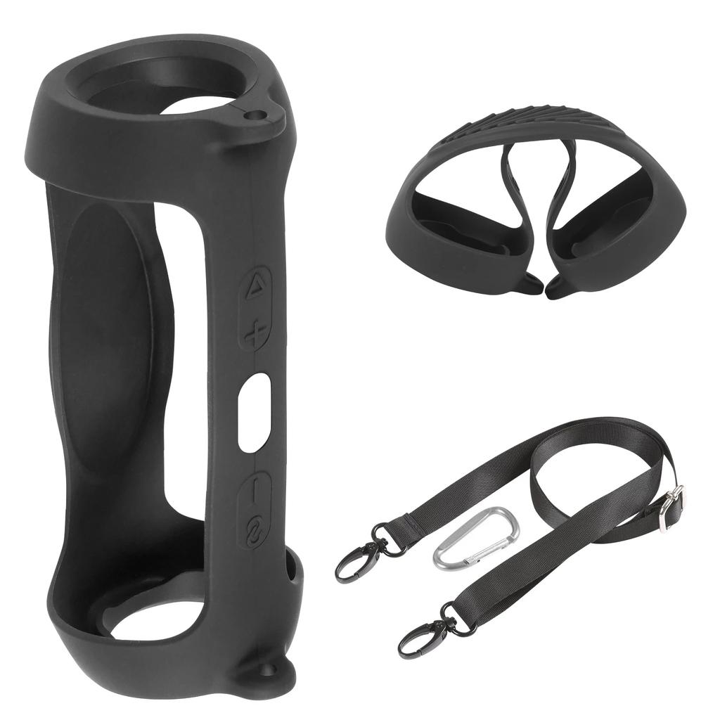 Nieuwe Bluetooth Speaker Case Zachte Siliconen Cover Skin Met Band Carabiner voor JBL Charge 5 Draadloze Bluetooth Speaker Tas