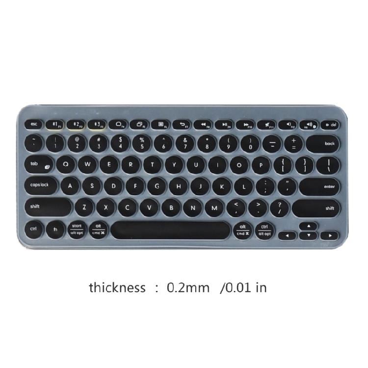 Lightweight Keyboards Cover Slim Profile Dustproof Spill Protections Quick Dry Color Selection For K380