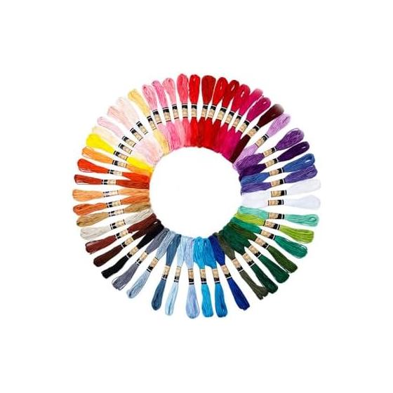 Embroidery Thread Embroidery Kit Embroidery Thread Embroidery Thread *36 Multicolored Bright Sewing Thread Sewing Thread Handicraft Thread Charcoal