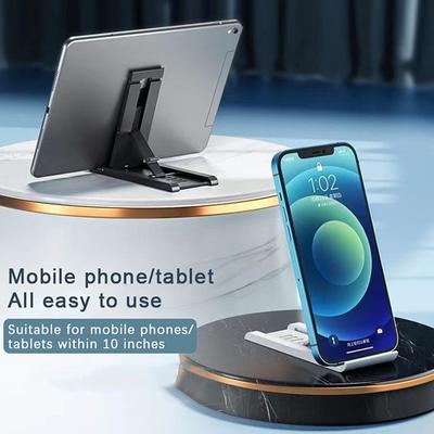 Support de bureau pliable, mini support portable pour téléphone portable, support de bureau pour téléphone, support de tablette portable