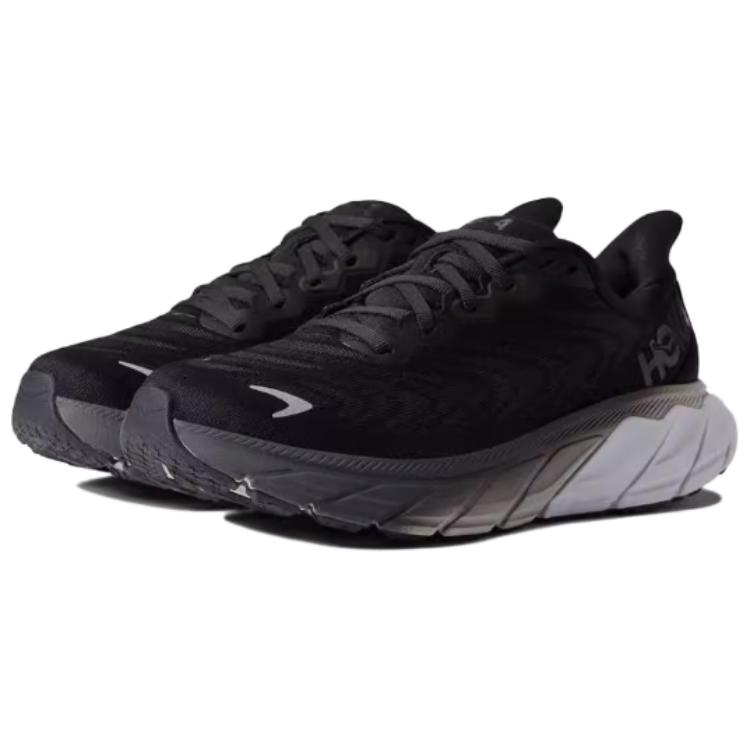 HOKA  Arahi 6 Black White Women Sneakers 1123195-BWHT