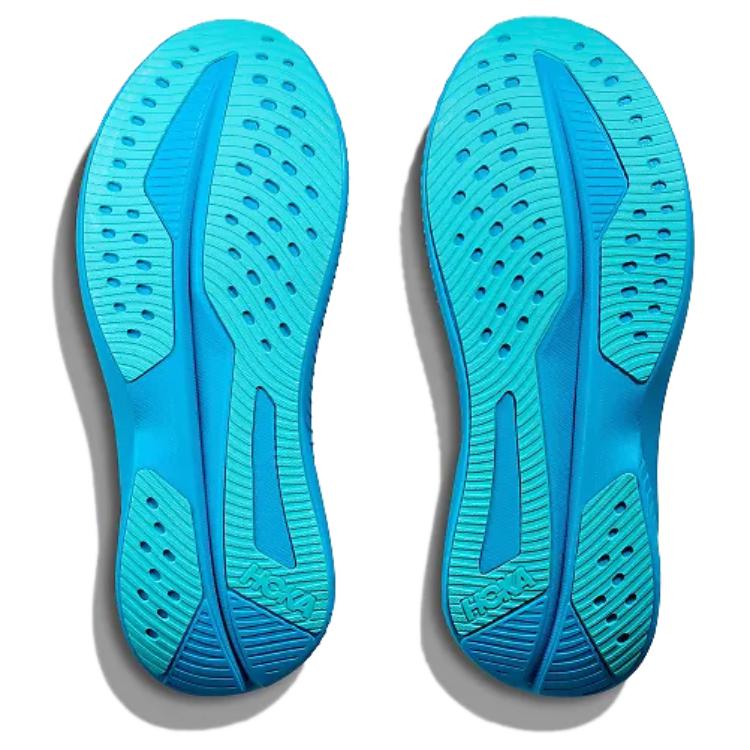 HOKA Mach 6 White Skyward Blue Men Sneakers 1147790-WKY