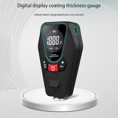 Paint Thickness Meter Digital Mil Coating Depth Gauge Tester for Car with Resolution 0.1UM F/NFe Measuring