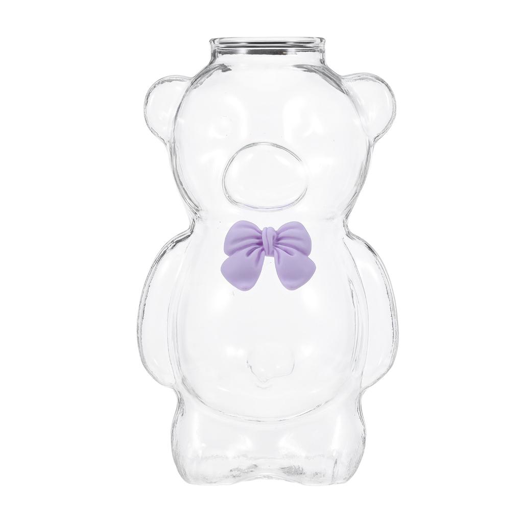 Szklanka w kształcie misia Kreatywny przezroczysty kubek do kawy Filiżanka do latte Świąteczny kieliszek do wina koktajlowego Zaopatrzenie na przyjęcie świąteczne