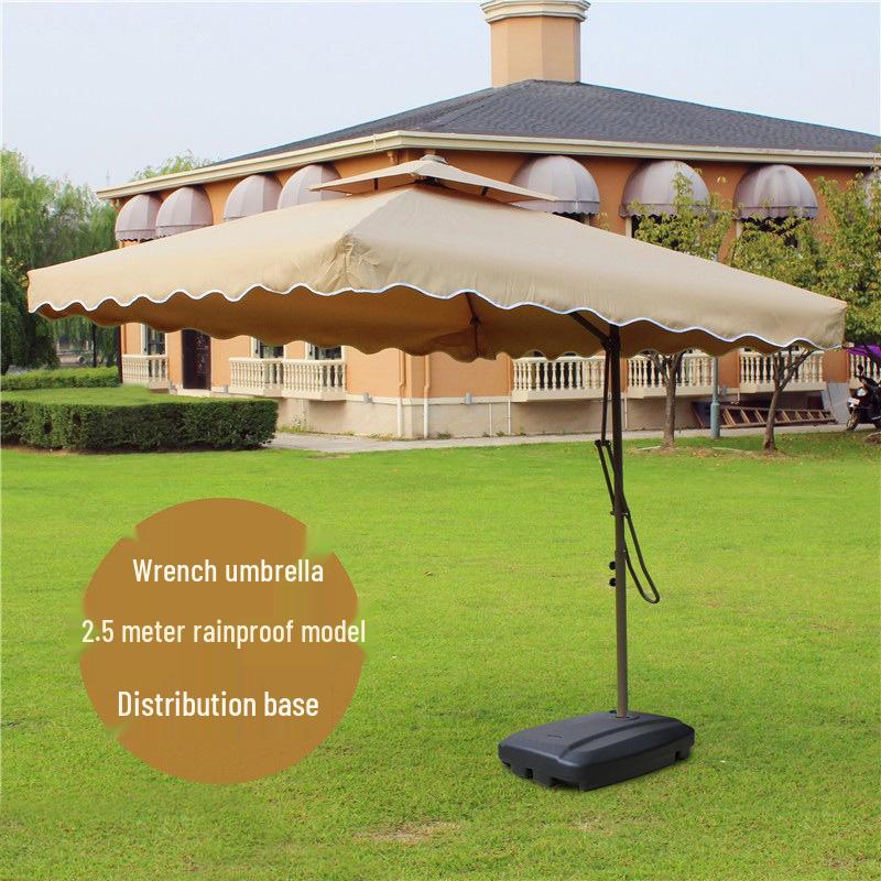 Waterproof Sunshade Umbrella for Balcony, Advertising, Roman Style, Security Booth, Stall, and Courtyard