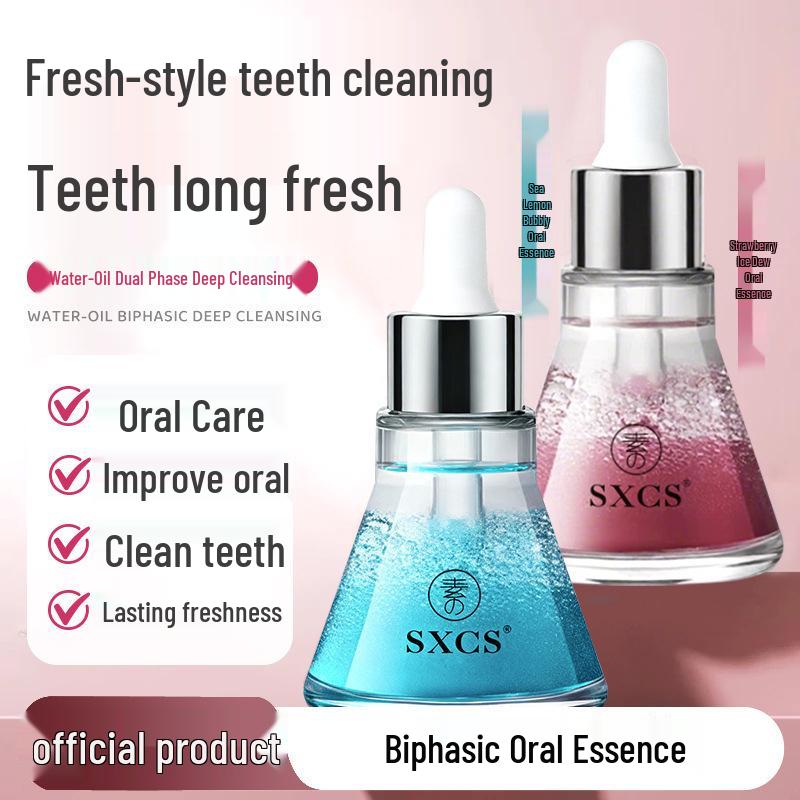 Su Xiu Chen Shi Bipolar Oral Essence: Long-lasting Fresh Breath and Gentle Cleaning for Odor Removal. Icy Wild Berry
