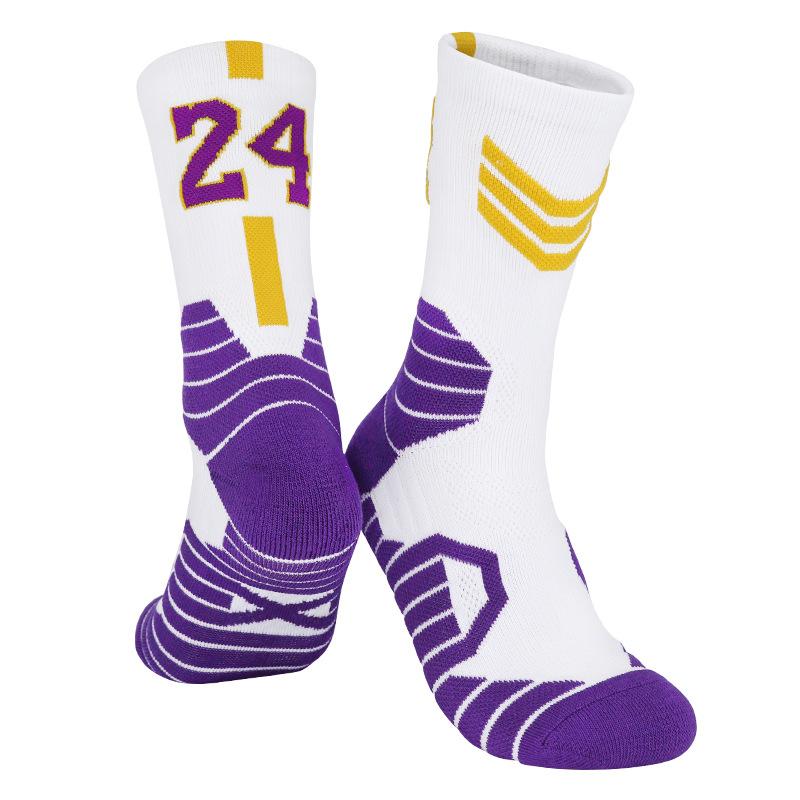 Summer Children'S Basketball Socks Actual Training Stockings Sports Socks Youth Non-Slip Socks Boys Medium Socks