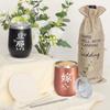 FILLING LUCK Wedding Wedding Pair Couple Airtight Stainless Steel Husband Vacuum Insulated Gift, Anniversary, Present, Birthday, Tumbler, Couple,