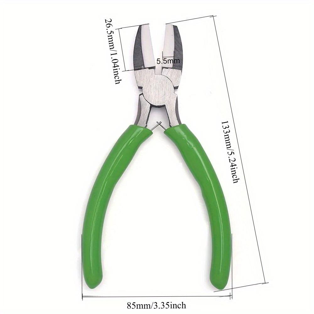 1Pc Nylon Jaw Pliers Carbon Steel Nose Plier For Jewelry Bending Beading Pliers Polishing Handmade Jewelry Making Craft Tools