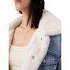 Levis Loose Commuter Denim Jacket With Fur Collar Women Jackets Medium-Blue 001CH-0001
