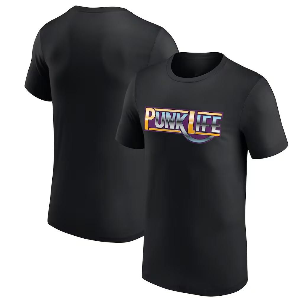 

2026 CM Punk Unisex Poker Graphics Cotton Men Shirt Wrestling Shirt Fashion High Quality Y2k Hot Sale O-neck Parent-child Tsh... 5XL різнокольоровий