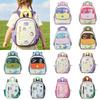 Waterproof Color Block Backpack Large Capacity Lightweight School Bag  Students