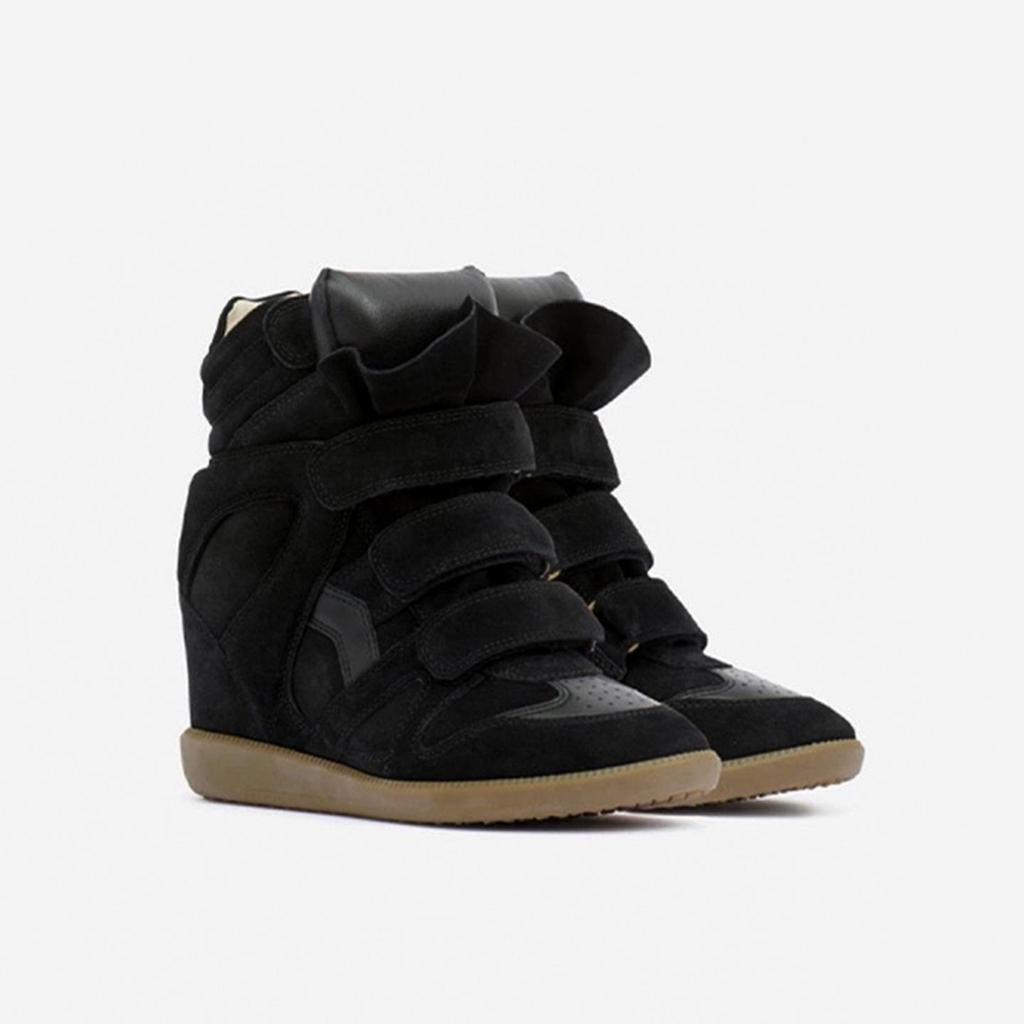 Palmilha Invisível Aumentadora de Altura Sapatos de Cano Alto para Mulheres, Sapatos Casuais Versáteis para Roupa Esportiva