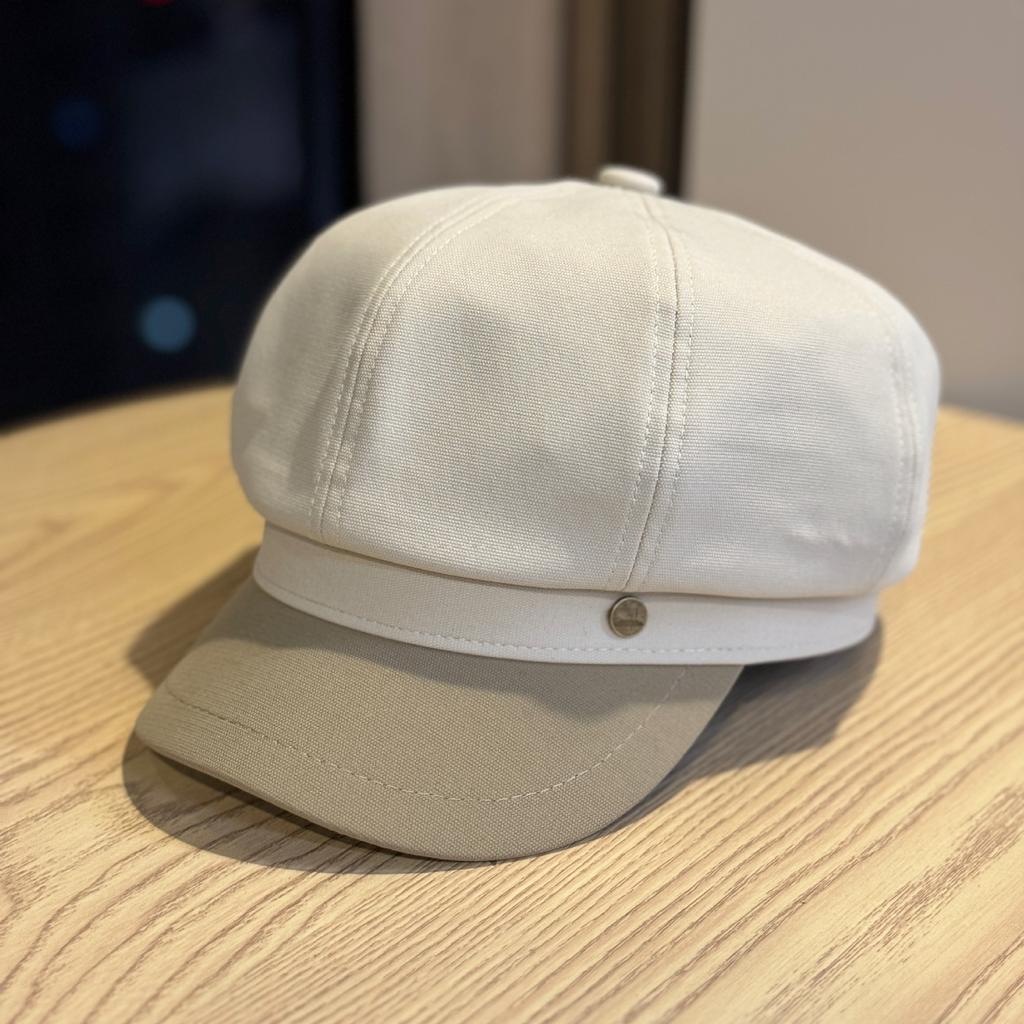 New Street Art Octagonal Hat Retro Versatile Newsboy Hat Three-dimensional Full Face Little Painter Hat