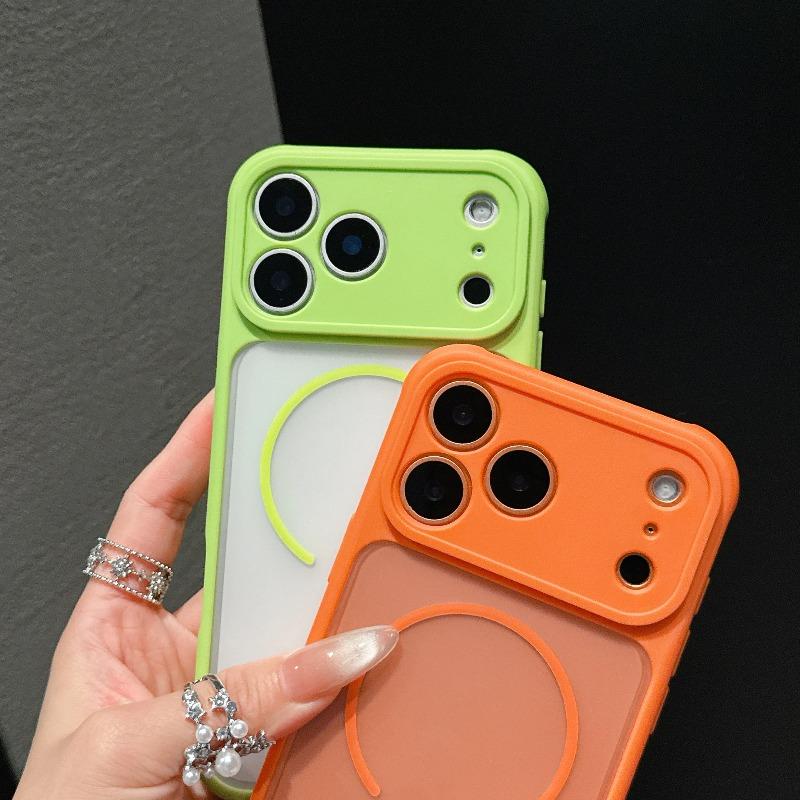 Rugged Shockproof Matte Phone Case For iPhone 17 Air 16 15 14 13 12 11 Pro Max Plus For Magsafe Magnetic Translucent Armor Funda