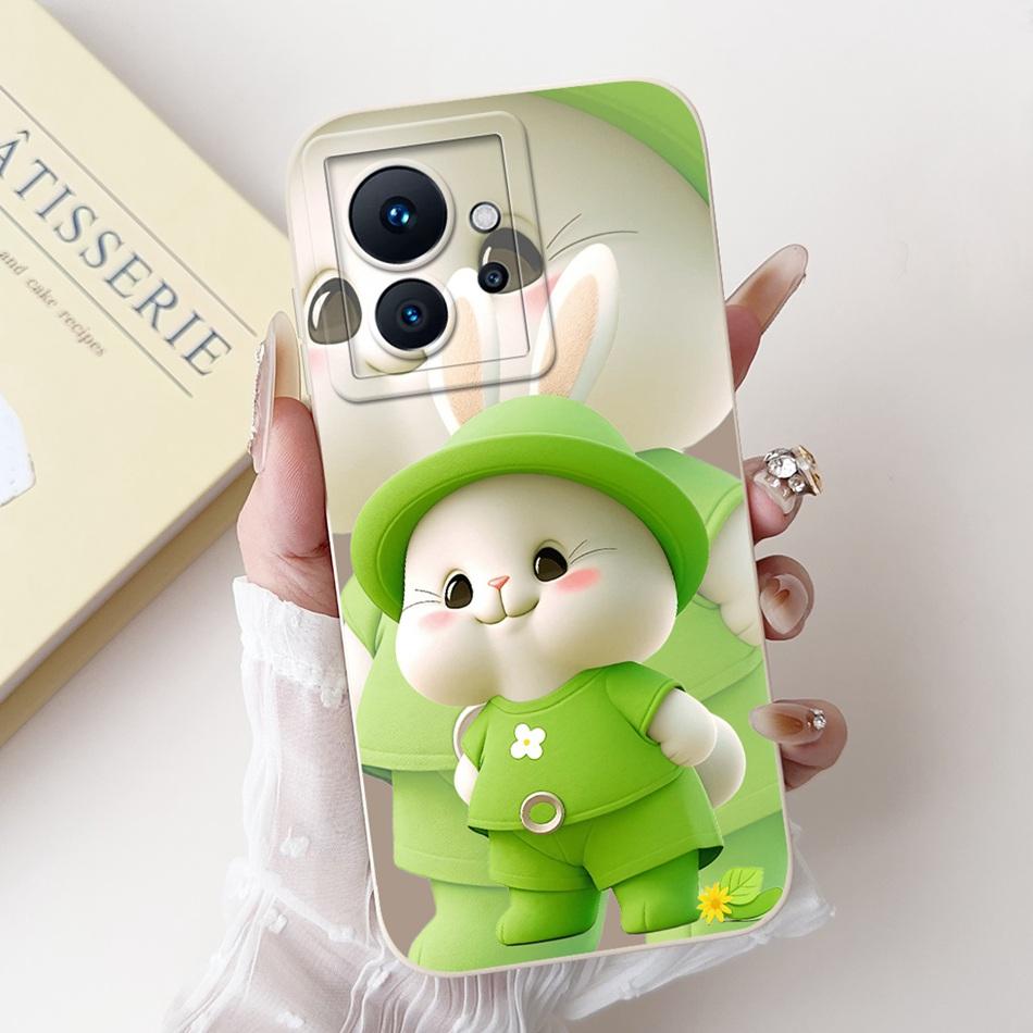 For Infinix Zero Ultra X6820 / Zero 5G 2023 X6815C X6815D Phone Case Cute Rabbit Cat Cartoon Shockproof Soft Silicone Cases