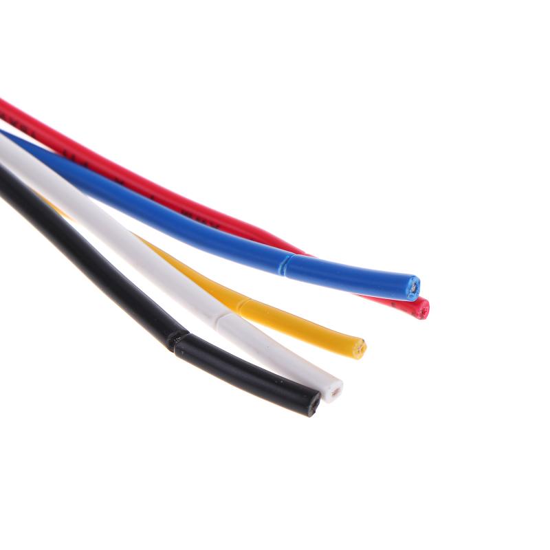 Automotive Relay 12V/24V 5Pin 40A Car Relay With Harness Socket Black Red Copper Terminal Auto Relay Socket SPDT Harness Cable