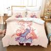 Anime Beyond The Boundary Mirai Kuriyama Bettwäsche Kollektion Jungen Mädchen Twin Queen Size Bettbezug Bett Kinder Erwachsener Heimtextilien