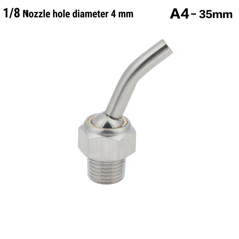 Stainless Steel Coolant Hose Nozzles Low Maintenance Anti Rust for CNC Lathes Toolholder Factory Machining Tooling
