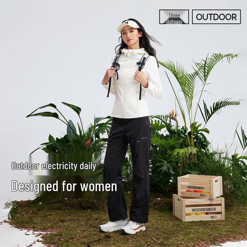 MOLY VIVI Women's Windproof Waterproof Soft Shell Hiking Ski Pants