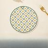 Retro Checkerboard Heat Insulation Pad, Pot and Bowl Pad, High-temperature Resistant Plate Pad, Anti-slip Table Pad, Heat-resistant