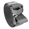 JUKMO Tactical Work Belt with Buckle Size M Waist Length Length Men's Quick-Release (Gray, - 75cm-110cm (Total 125cm))