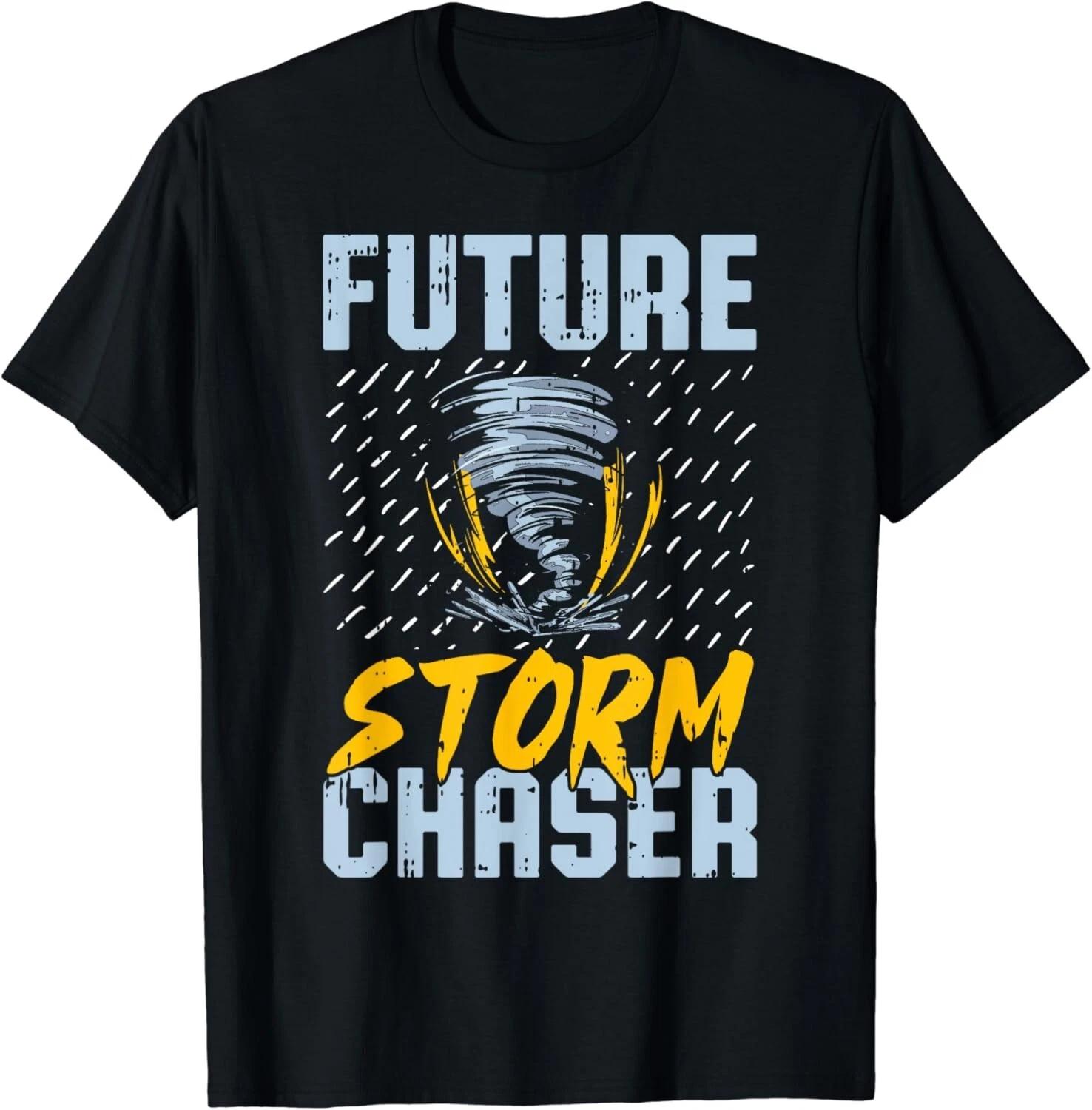 Future Storm Chaser - Funny Meteorologist Storm Hunter Gifts Unisex T-Shirt 2XL